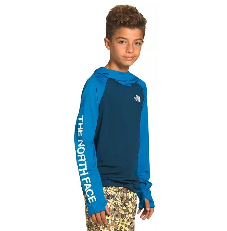 Boys' The North Face | Class V Hoodie | Blue Wing Teal - F.L. CROOKS.COM