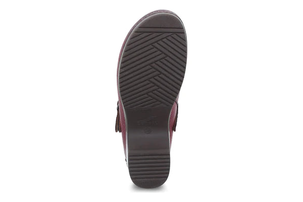 Women's DANSKO | Berry Milled Burnished Shoe | Ruby