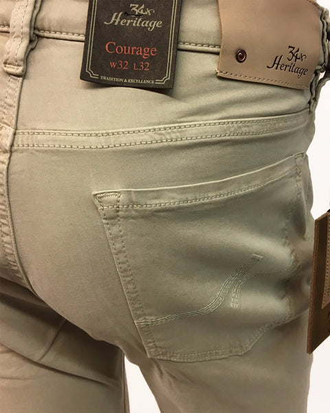 Men's 34 Heritage | Courage | Slim Straight | Stone - FL Crooks