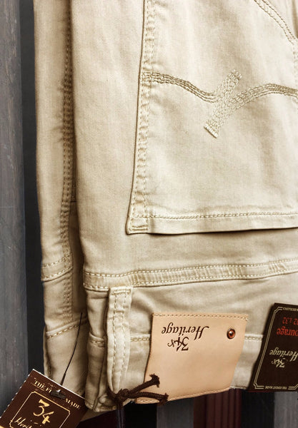 Men's 34 Heritage | Courage | Slim Straight | Stone - FL Crooks
