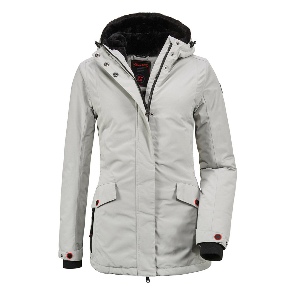Women\'s Killtec | Grindavik Functional Jacket with Hood | Grey - F.L.