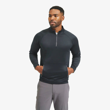 Men's Mizzen + Main | Versa Quarter Zip | Black