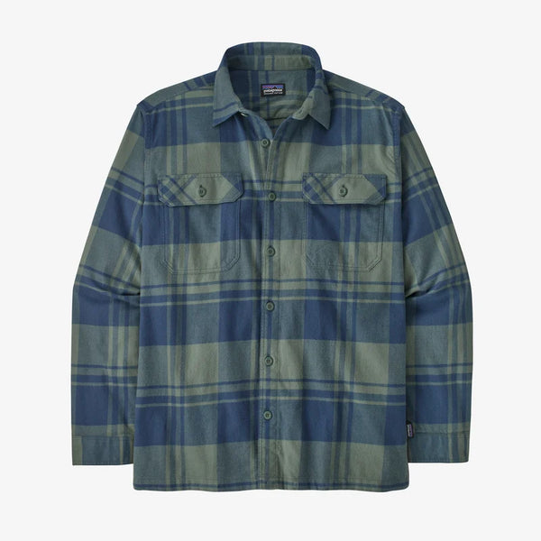 Men's Patagonia | Fjord Flannel Shirt | Hemlock Green