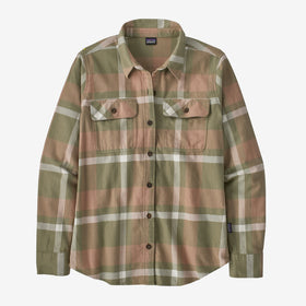 Women's Patagonia | Cotton Fjord Flannel Shirt | Garden Green