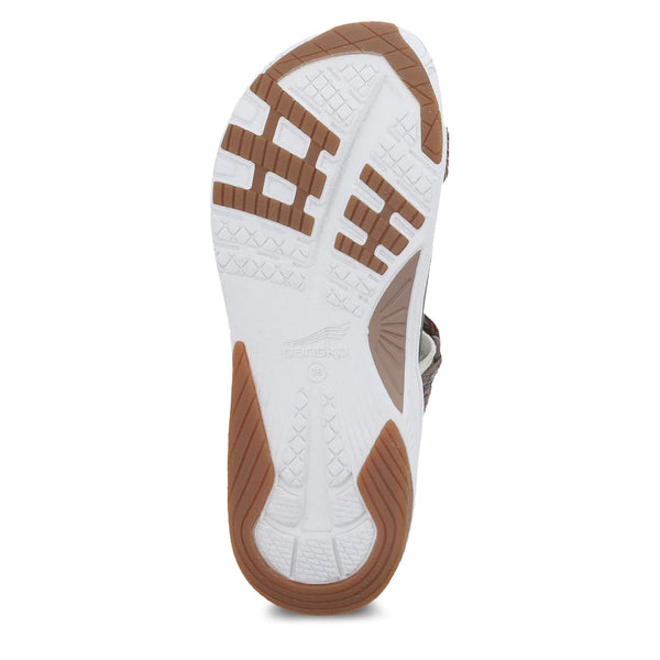 Women's Dansko | Rosette Webbing Easy Slide Sandal | Brown