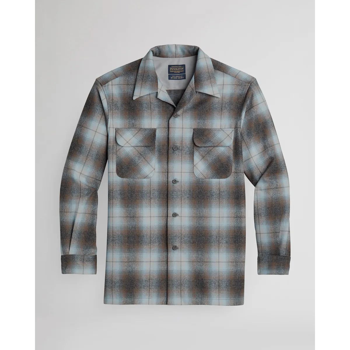 Men's Pendleton | Plaid Board Shirt | Oxford Tan and Blue