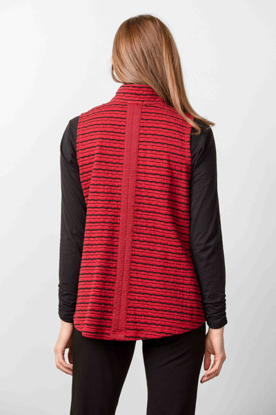 Women's Habitat | Andes Stripe Vest | Garnet