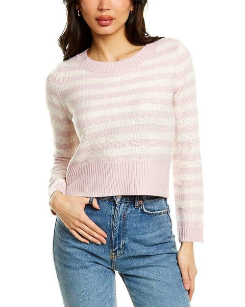 Women's 525 America | Gingham Pullover Sweater | Lavender