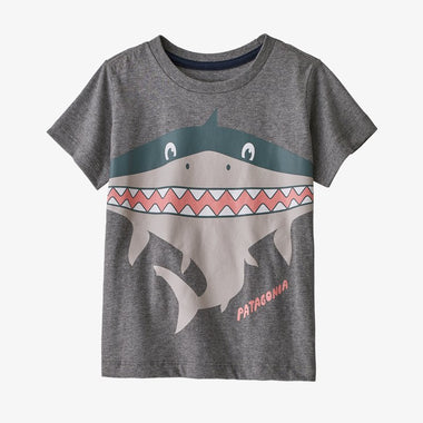 Boy's Patagonia | Graphic Organic T-Shirt | Gray