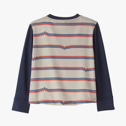 Toddler Patagonia | Baby Silkweight T-Shirt | Ridge Rise Stripe Pumice