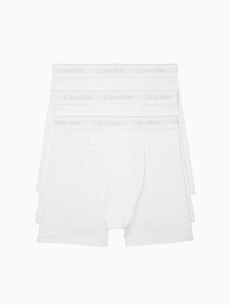 Men's Calvin Klein | All Cotton Boxer Brief 3-Pack | White