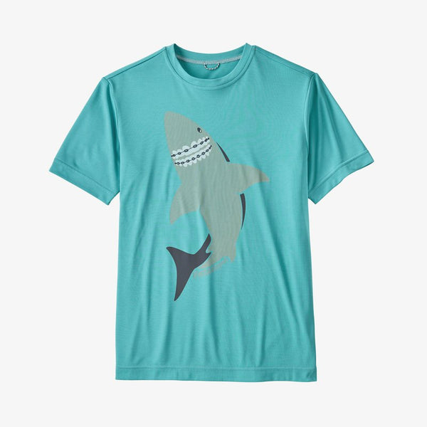 Boy's Patagonia | Capline Cool Daily Tee | Iggy Blue