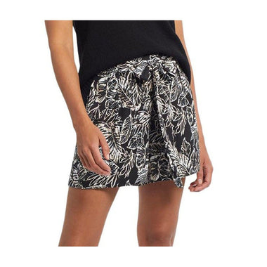 Women's Tribal Jeans | Printed Tie Shorts | Black