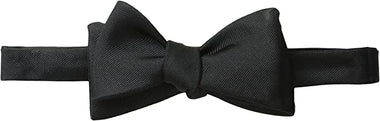 Men's Bruno Piattelli | Solid Silk Bow Tie | Black