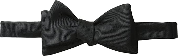 Men's Bruno Piattelli | Solid Silk Bow Tie | Black