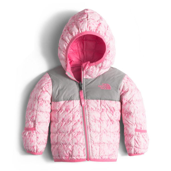 Infants' The North Face | Thermoball Hoody Jacket | Coy Pink Fur Print - FL Crooks