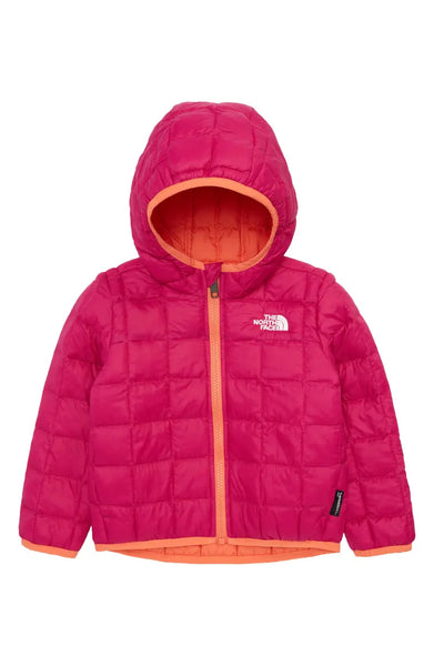 Toddler The North Face Thermoball Hoody Jacket Fuchsia Pink