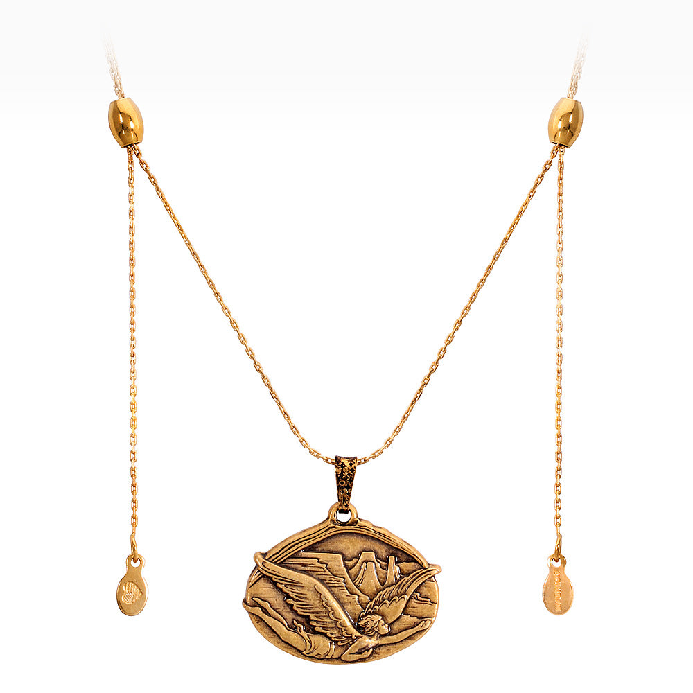 Women's Alex And Ani | Guardian of Freedom Slider Necklace | R