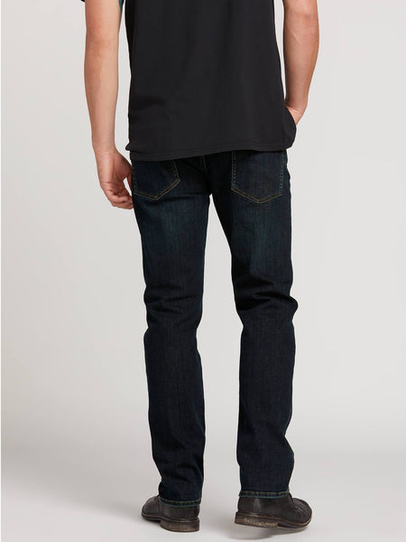 Men s 34 Volcom Solver Modern Fit jeans Vintage Blue F.L