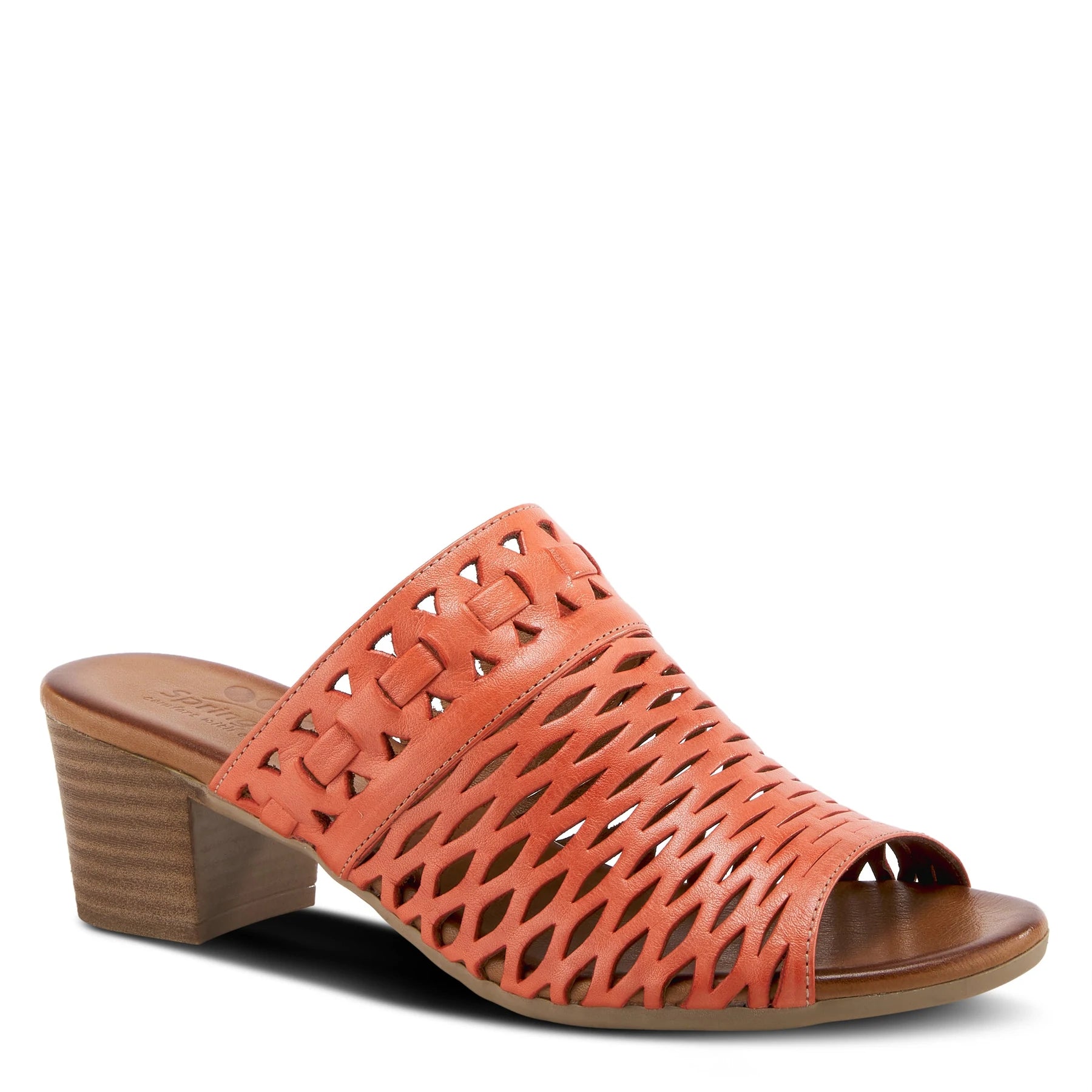 svært Luftpost glas Women's Spring Step | Anika Slide Sandal | Coral - F.L. CROOKS.COM