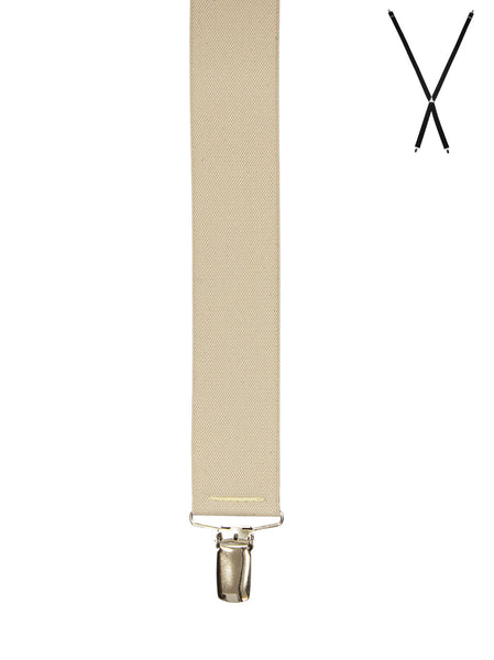 Men's Buckle 1922 | X-Back Suspenders | Beige