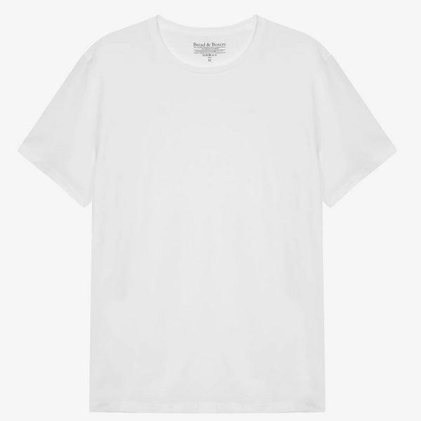Men's Bread & Boxers | Crew Neck T-Shirts | White