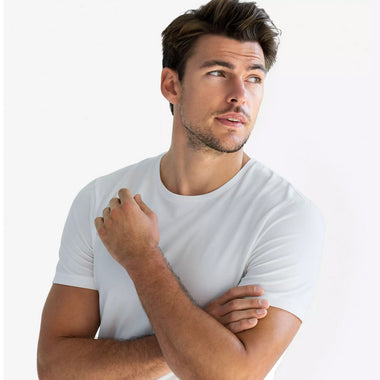 Men's Bread & Boxers | Crew Neck T-Shirts | White