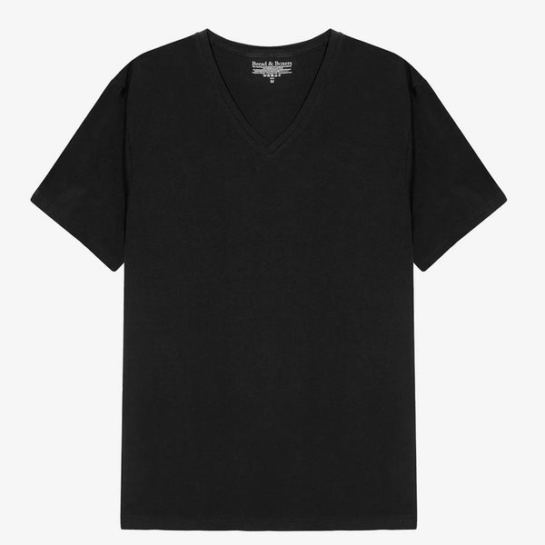 Men's Bread & Boxers | V-Neck T-Shirts | Black
