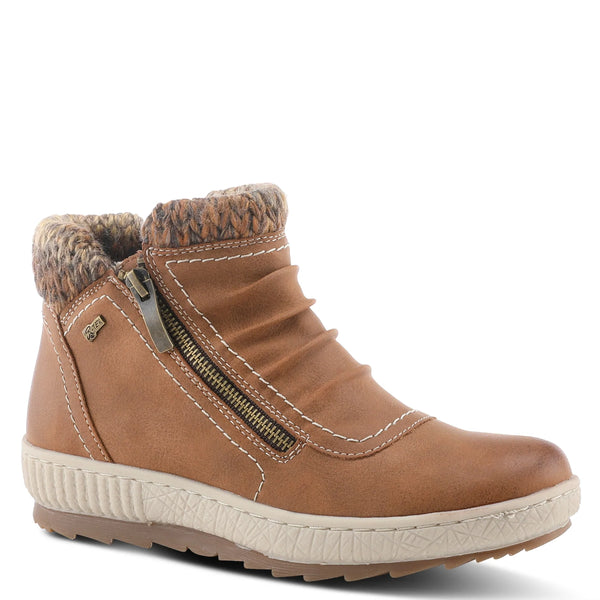 Women's Spring Step | Cleora Dual Zipper Bootie | Medium Brown