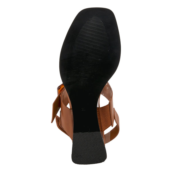 Women's Spring Step | Elidy Strap Shoe by Azura | Camel