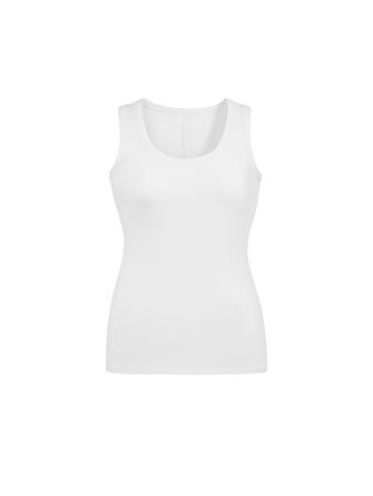 Women's 525 America | Scoop Neck Tank Top | White FA21K401