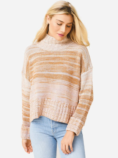 Women's 525 America | Ombre Blair Turtleneck Sweater | Cream Multi