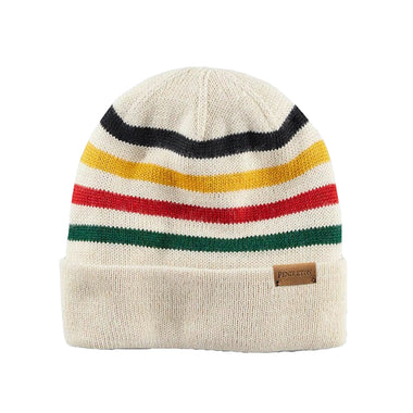Women's Pendleton | Glacier Stripe Knit Beanie | Beige Multi