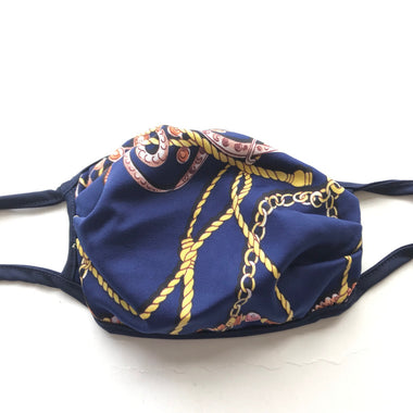 Women's Ariella USA | Adult Face Mask | Blue Chain