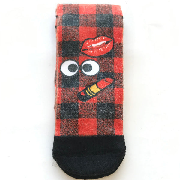 Women's Xpooos | Limited Edition Lipstick Sock | Red