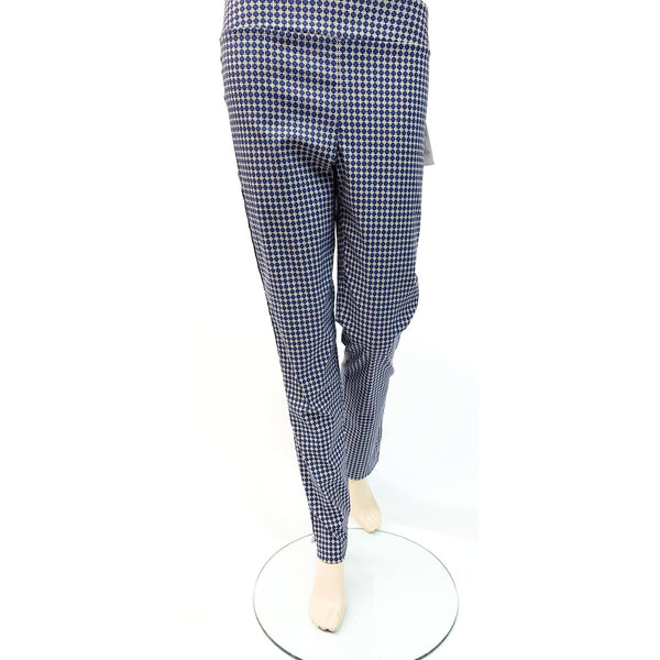 Margaret M | Slimming Comfort Pull-On | Blue & Gold Circle