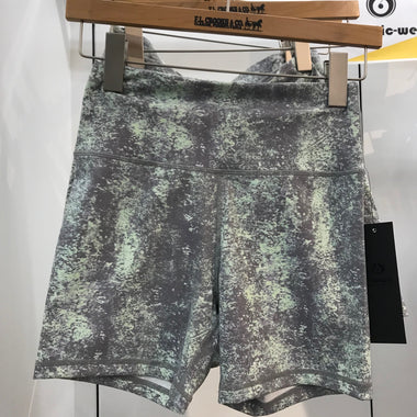 Women's Mono B | Biker Shorts | Sage Tie-Dyed