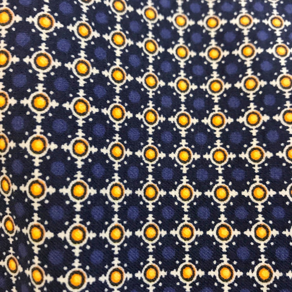 Women's Margaret M | Slimming Comfort Pull On | Blue and Gold Circle