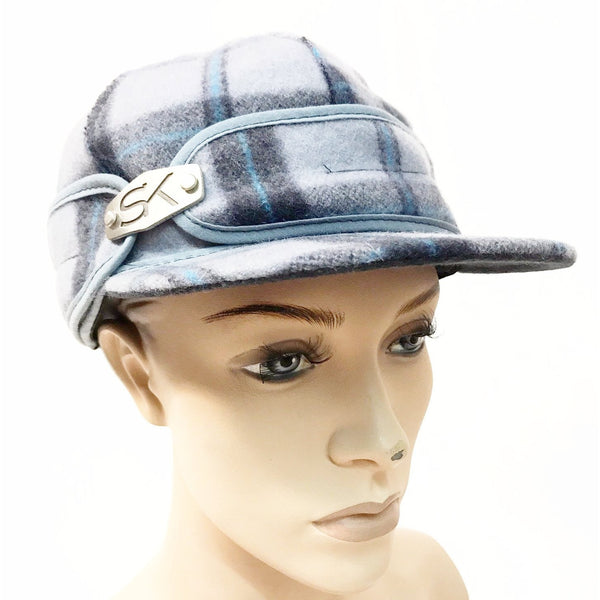 Stormy Kromer | The Ida Kromer with Hardware Cap | Frost Blue