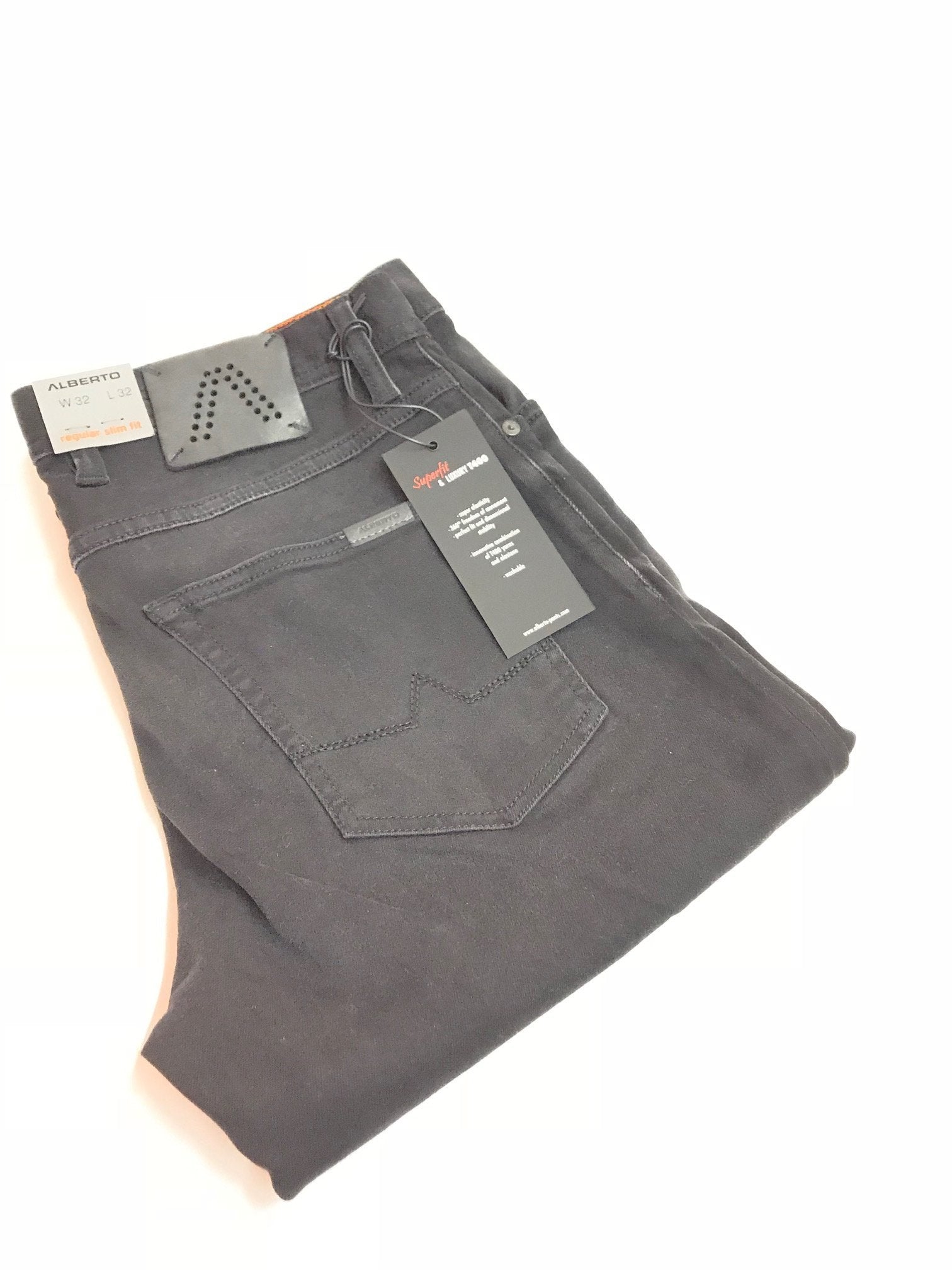 Alberto Men's Pants | Ceramica | Jeans | Vintage Twill - F.L. CROOKS.COM