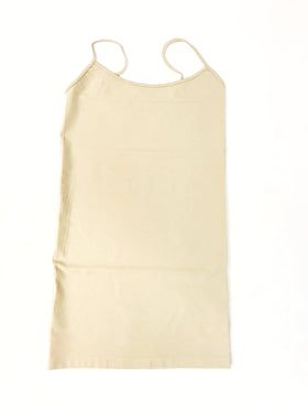 Women's Sugar Lips | Long Basic Seamless Camisole | Skin Nude
