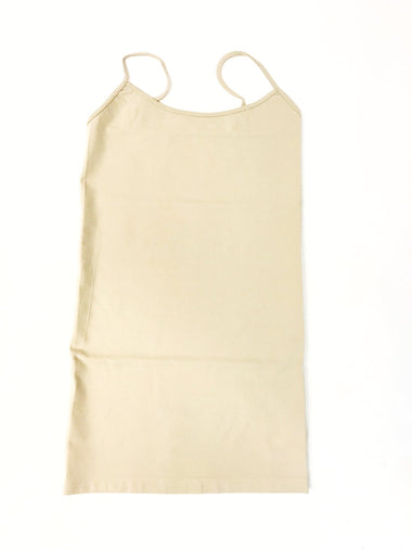 Women's Sugar Lips | Long Basic Seamless Camisole | Skin Nude