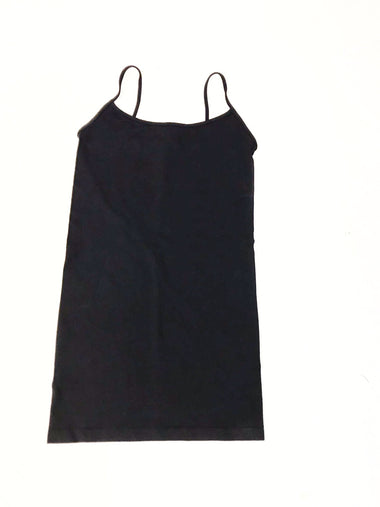 Women's Sugar Lips | Long Seamless Camisole with Thin Straps | Black