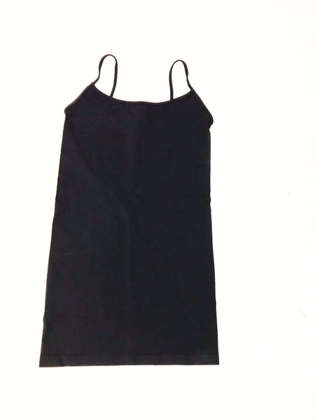 Women's Sugar Lips | Long Seamless Camisole with Thin Straps | Black
