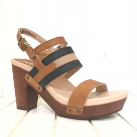 Women's Jambu | Viola | Camel and Navy