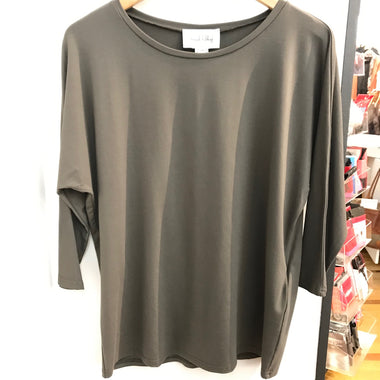 Women's Joseph Ribkoff | Rounded Neck Top | Avocado