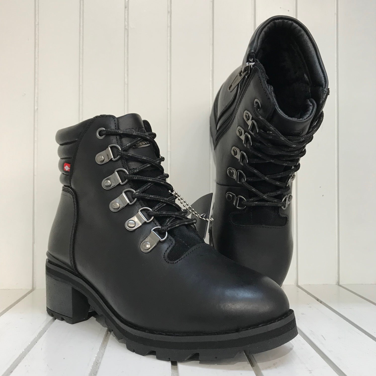 Women's NEXGrip Ice Brooklyn Boot Black - Main Image
