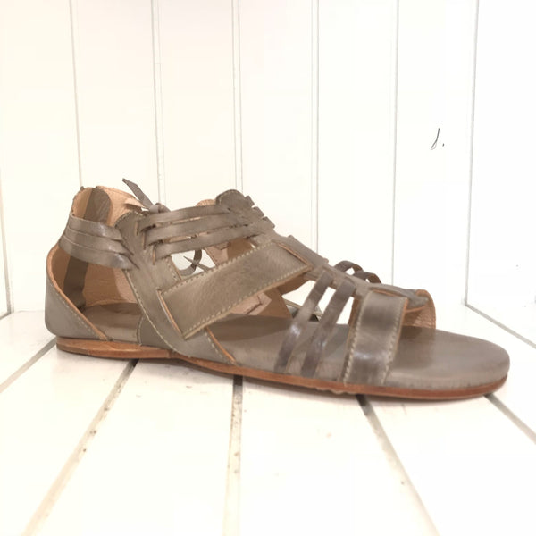 Women's Bed Stu | Cara Sandal | Grey Rustic - FL Crooks