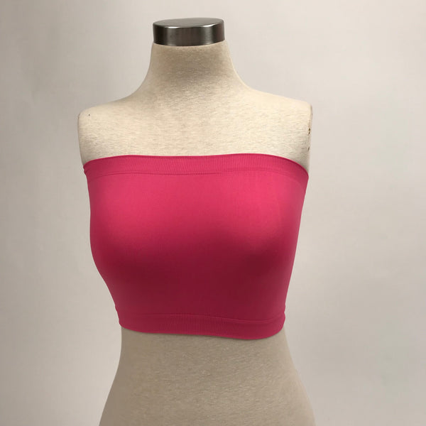 Women's Sugar Lips | Seamless Tube Top | Hot Pink