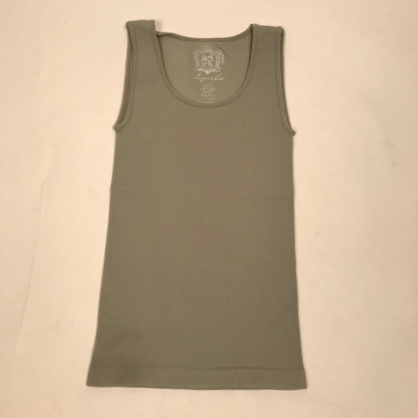 Kids Sugar Lips | Ribbed Tank Top 409KS | Light Grey - FL Crooks